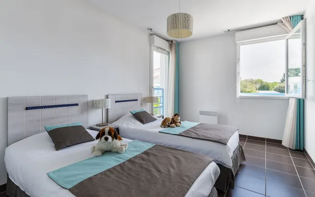 2 Bedrooms, Duplex, Apartment, Twin Beds, Sofa، Residence Lagrange Vacances Les Carrelets 1/3