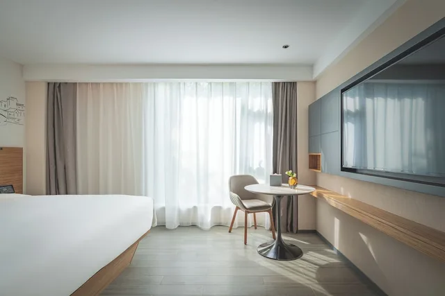 غرفة ديلوكس بسريرين منفصلين بغرفة نوم واحدة، UrCove by Hyatt Nanjing Downtown 10/10