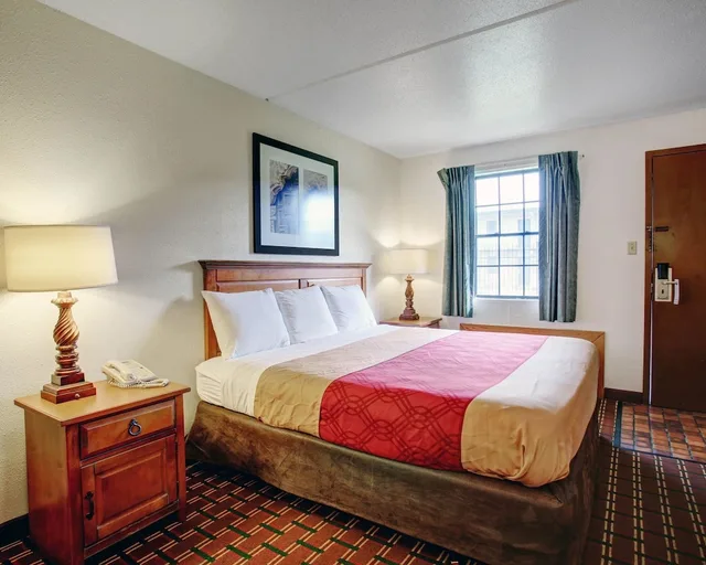 غرفة بسرير كينج للمدخنين لذوي الإعاقة، Rodeway Inn New Braunfels - San Antonio Area 3/3