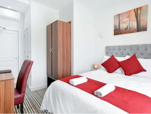 غرفة ديلوكس بسرير مزدوج، Green View Hotel Near Dartford 2/3