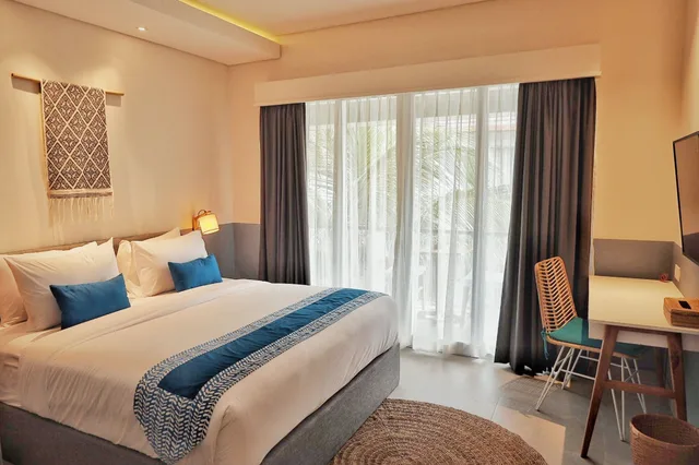 غرفة غراند ديلوكس بشرفة، The Beach House Resort 2/8