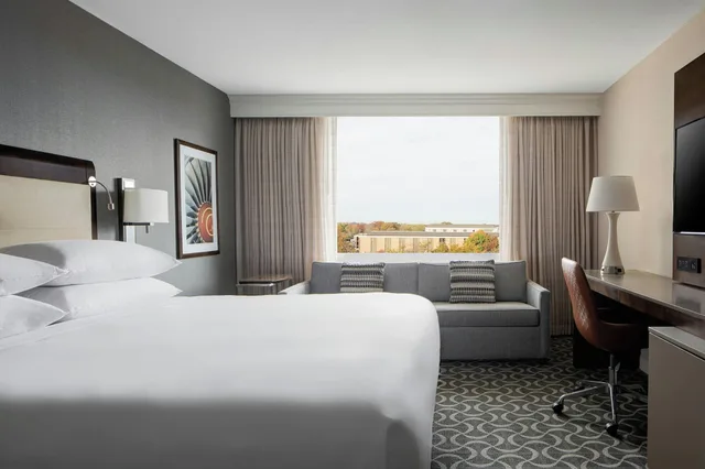 غرفة تنفيذية بسرير مزدوج، Marriott St. Louis Airport 3/10