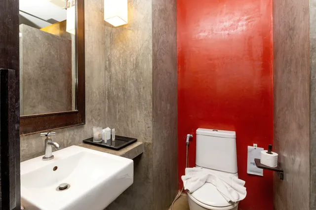 غرفة ديلوكس بسرير مزدوج بإطلالة على المسبح، Phu Ke Ta the Hip Serviced Apartment And Hotel 2/2