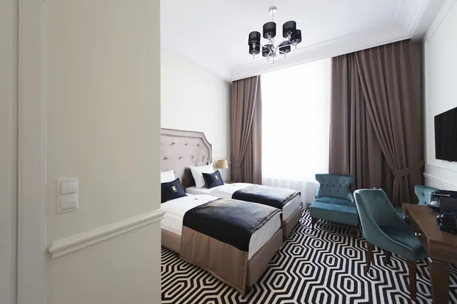 غرفة بريميير بسريرين منفصلين، Royal Hotel and Spa 4/4