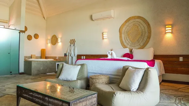 Master, Double Bed, Sea View, Sofa, Bathtub، Pier Beach Hotel 5/10