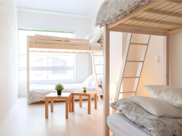 غرفة بأسرّة بطابقين، Casa Blanca Guesthouse - Hostel 1/1