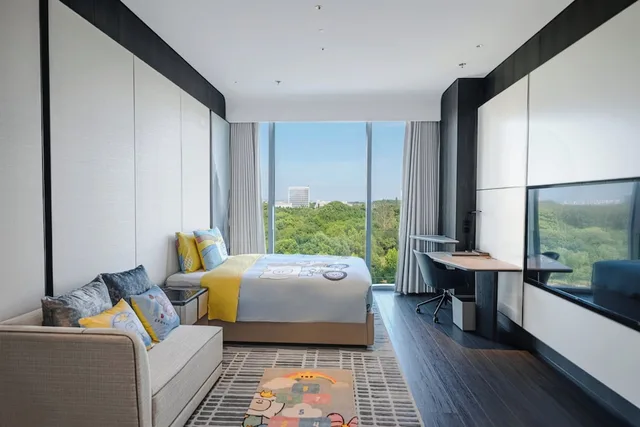 غرفة عائلية بسرير فردي، Crowne Plaza Ezhou 2/6