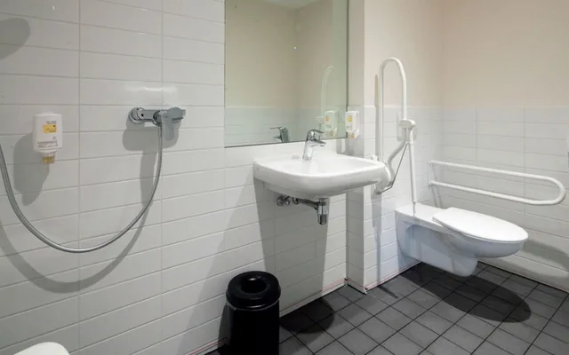 غرفة عائلية ثلاثية بسرير مزدوج لذوي الإعاقة، easyHotel Amsterdam City Centre 8/10
