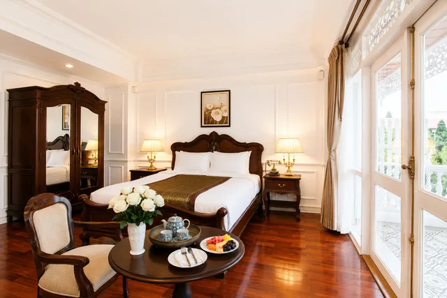Colonial, Deluxe, King Bed, Balcony, Dhavara Boutique Hotel 3/3