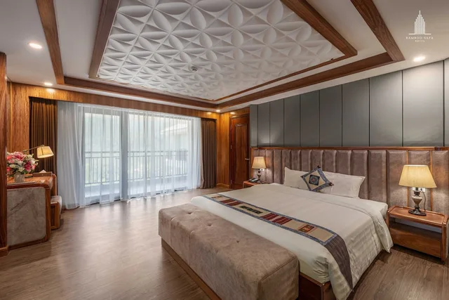 جناح بسرير كينج بإطلالة على الجبل، Bamboo Sapa Hotel 4/6