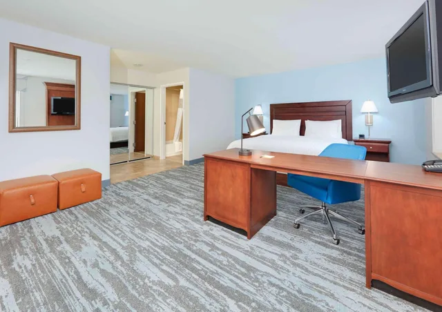 استوديو بسرير كينج مع أريكة، Hampton Inn Suites Dallas Arlington South 3/5