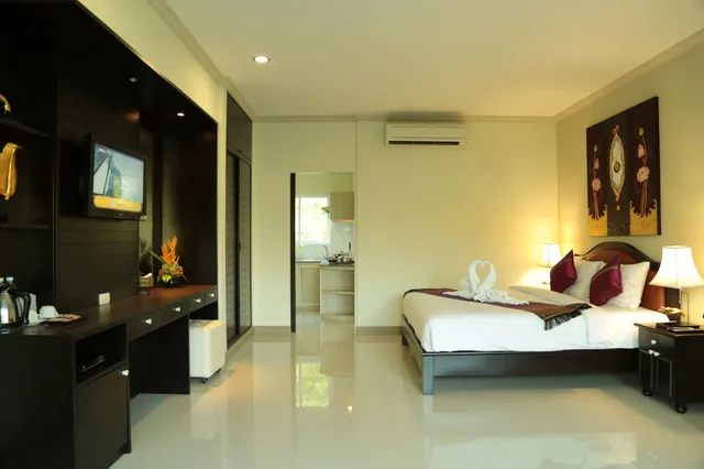غرفة ديلوكس بسرير مزدوج، Naka Resort 1/4