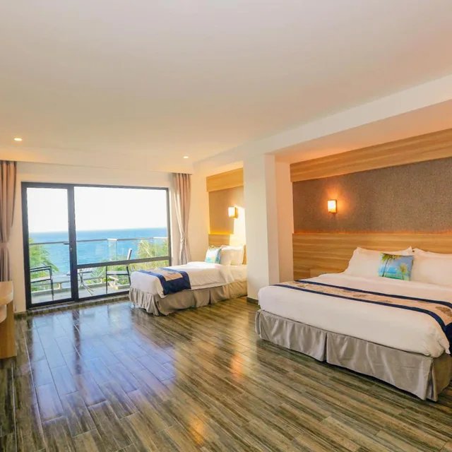 غرفة ديلوكس عائلية بإطلالة على البحر بشرفة، Kaani Grand Seaview 1/10