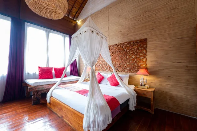 غرفة عائلية بسرير كوين مع أريكة، Kakul Villas & Suites 6/10