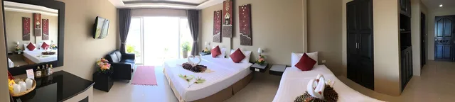 جناح استوديو حصري بإطلالة على البحر، The Front Hotel And Apartment 1/1