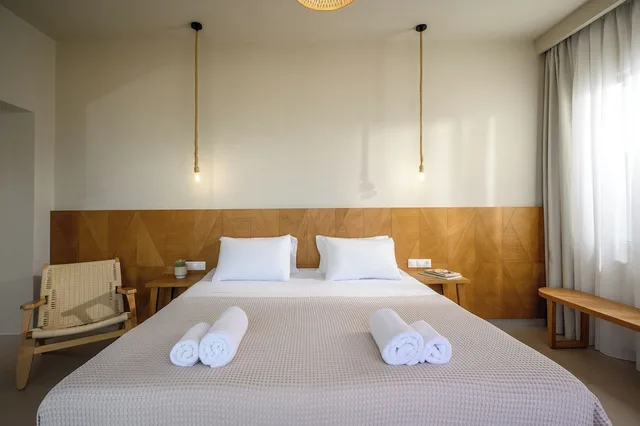 غرفة سوبيريور بسرير مزدوج بإطلالة على البحر مع أريكة، Malia Bay Beach Hotel And Bungalows 7/10