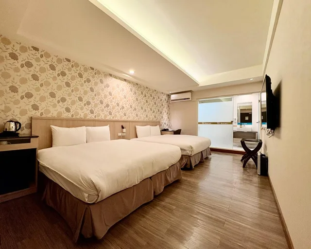 غرفة ديلوكس رباعية بسريرين مزدوجين، Fu Pin Hotel 1/1