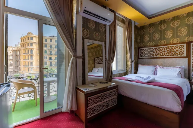 غرفة ديلوكس بسرير مزدوج بإطلالة على المدينة بغرفتي نوم، CAIRO INN 2/2