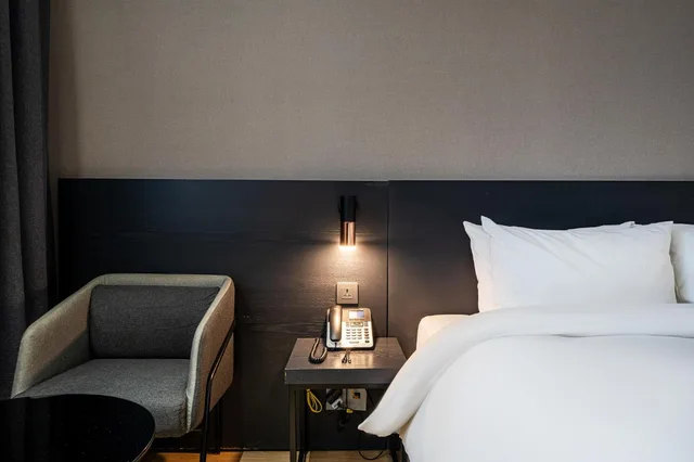 غرفة قياسية بسرير مزدوج، Rivertain Hotel Gyeongju 10/10