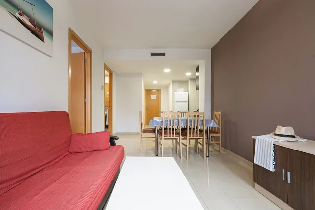 شقة بسريرين مزدوجين بشرفة بغرفتي نوم مع أريكة، Neptuno Apartments 6/10