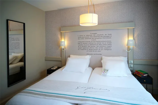 غرفة كومفورت بسريرين منفصلين، Hotel Litteraire Gustave Flaubert, BW Signature Collection 3/13