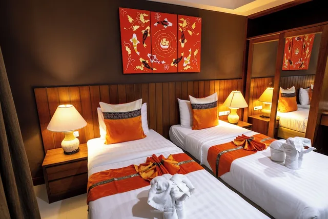 غرفة سوبيريور بسريرين منفصلين، Huen Jao Ban Hotel 8/10