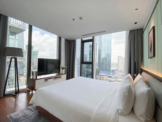 جناح بسريرين كينج بإطلالة على المدينة بغرفتي نوم، Signature By M Village Le Thanh Ton, a brand of Modern Village Lifestyle 3/4