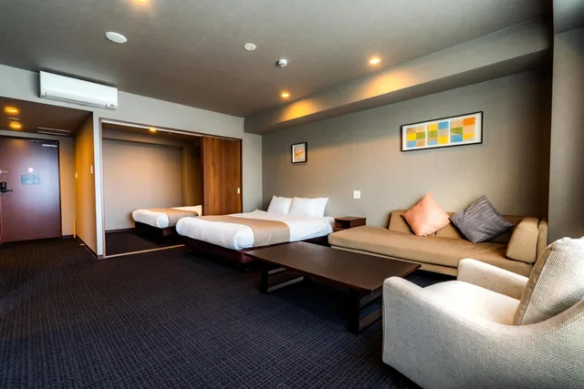 غرفة تنفيذية بسريرين كوين، Randor Residential Hotel Kyoto Suites 7/10