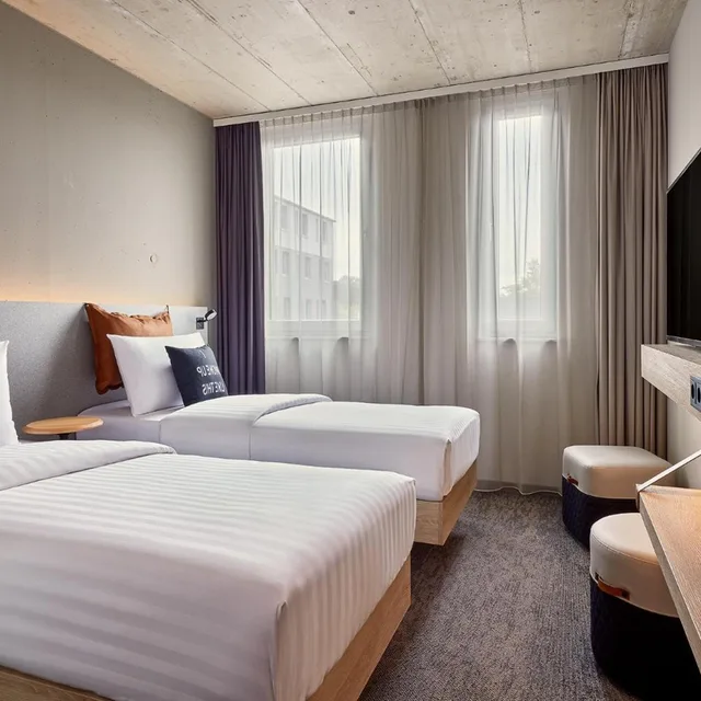 Moxy, Twin Beds، Moxy Karlsruhe 1/3