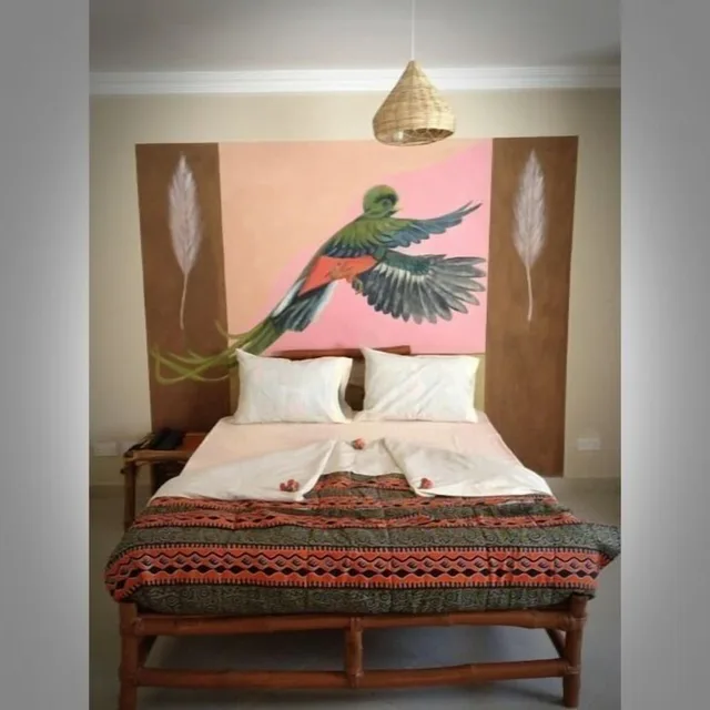 غرفة قياسية بسرير مزدوج، Bamboo Garden Hotel 3/3