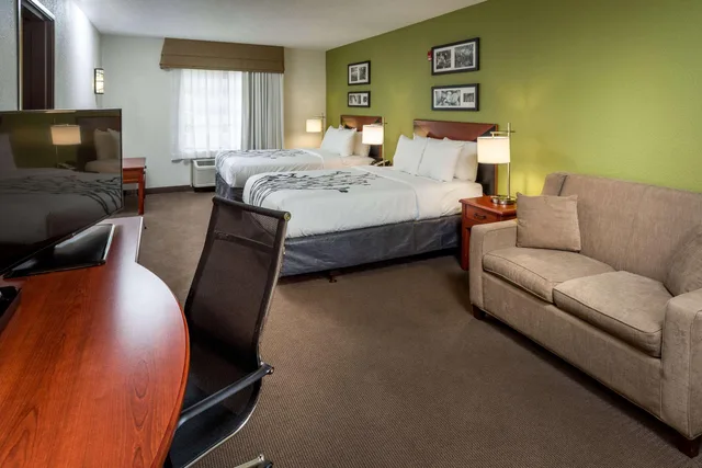 جناح بسريرين مزدوجين لذوي الإعاقة، Sleep Inn & Suites Cross Lanes - South Charleston, WV 1/2