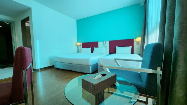 غرفة عائلية بسرير كوين وسرير فردي، D North Star Hotel & Spa 1/2