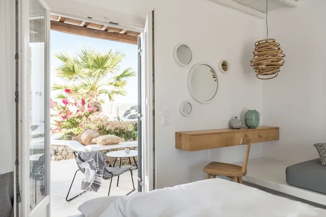 غرفة ديلوكس بسريرين منفصلين مع أريكة، A Hotel Mykonos 6/7