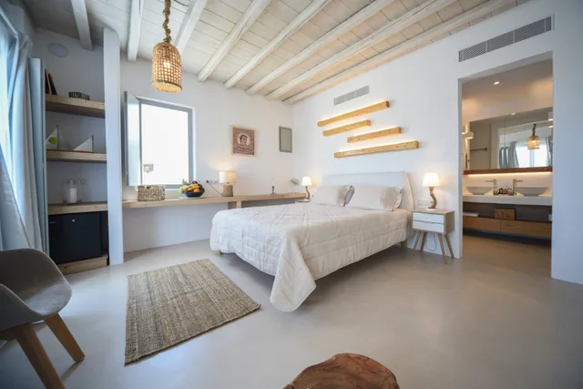 جناح سوبيريور بإطلالة على البحر بحوض جاكوزي، Myconian Crown Suites 2/3