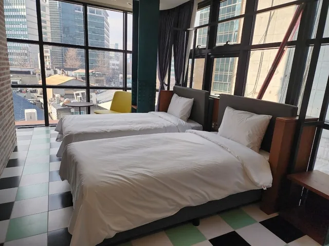 غرفة قياسية بسريرين منفصلين، Le Seoul Hotel 1/3