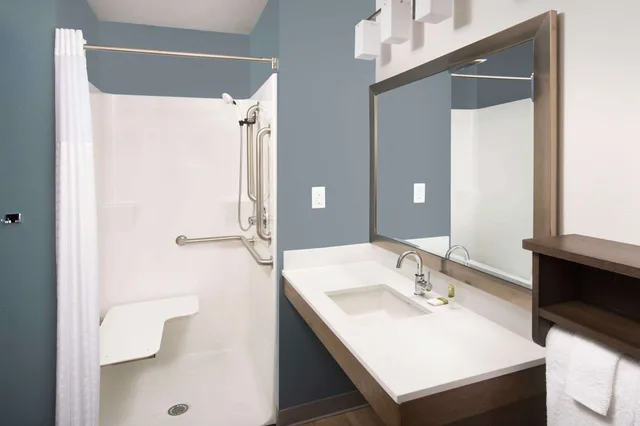 غرفة قياسية بسرير مزدوج لذوي الإعاقة، WoodSpring Suites El Paso I-10 Southeast 3/4