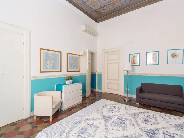 شقة بسرير كوين وسريرين منفصلين بشرفة بغرفتي نوم، RSH Ara Pacis Terrace Apartment 6/10