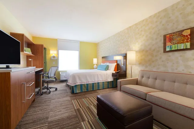جناح استوديو بسرير كوين لذوي الإعاقة، Home2 Suites By Hilton Champaign / Urbana Il 1/4