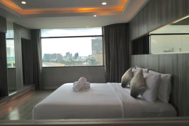 غرفة بانورامية بسرير كينج، Hermann Hotel Pattaya 5/10