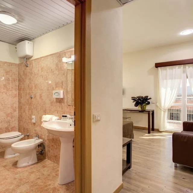 غرفة سوبيريور بسرير كينج بإطلالة على المدينة، Hotel Delle Nazioni 3/3