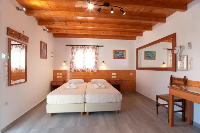 1 Bedroom, Lanai, Deluxe, Double or Twin Bed, Panoramic Sea View، Kontaratos Studios & Apartments 4/7