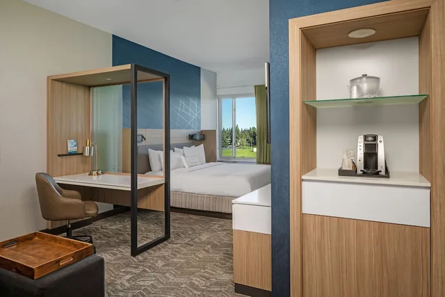 جناح بسرير كينج مع أريكة، SpringHill Suites by Marriott West Sacramento 8/8