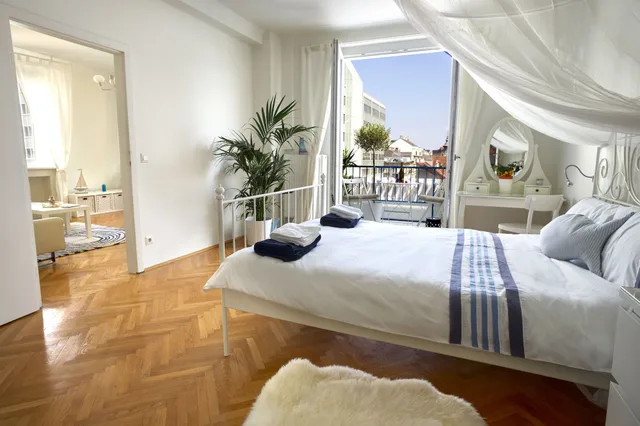 2 Bedrooms, Santorin, Comfort, Apartment, 4 Beds, Kitchen, Corner، Opera City Center Apartments 1/4
