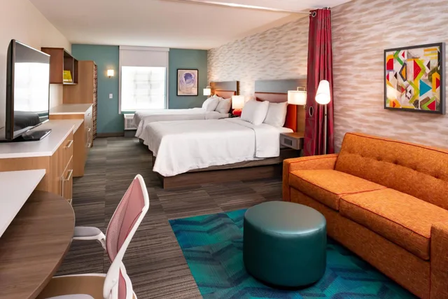 استوديو بسريرين كوين مع أريكة، Home2 Suites By Hilton Columbus West 8/8