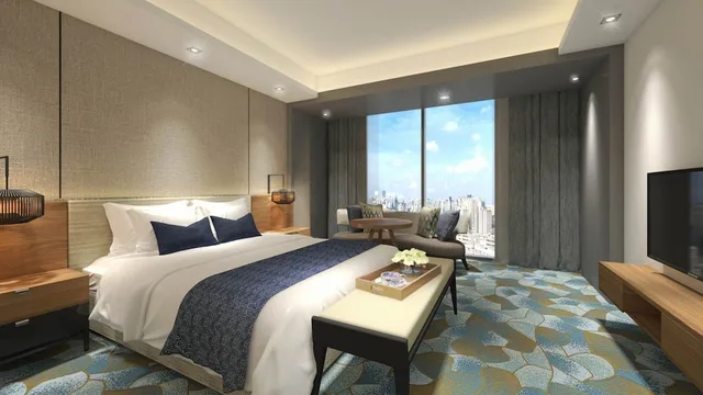 جناح بسرير فردي بغرفة نوم واحدة بمطبخ صغير، Holiday Inn & Suites PENANG PRAI 4/7