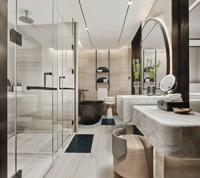 غرفة قياسية بسرير فردي، InterContinental Shanghai Harbour City 3/3