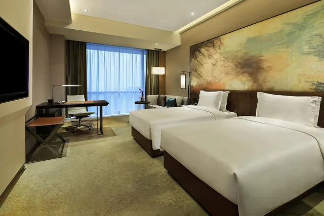 غرفة قياسية بسرير فردي بإطلالة على النهر، CROWNE PLAZA CHENGDU WENJIANG 1/7