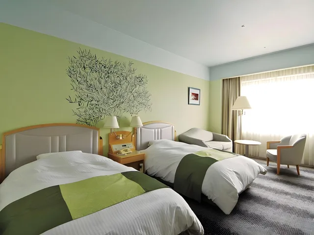 غرفة بسريرين منفصلين، Rihga Royal Hotel Niihama 1/1