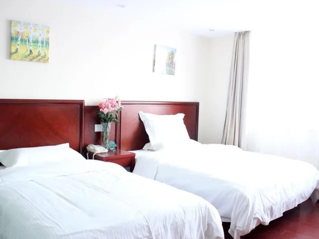 غرفة بسريرين منفصلين، GREENTREE INN HEFEI MAANSHAN ROAD HOTEL 2/2