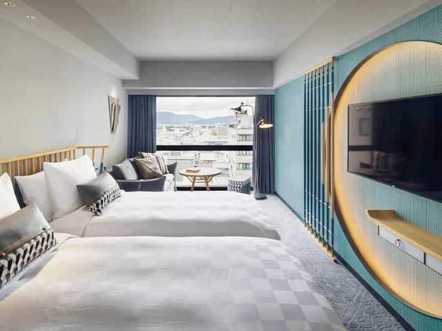 غرفة سوبيريور بسريرين منفصلين مع أريكة، Mercure Kyoto Station 5/7